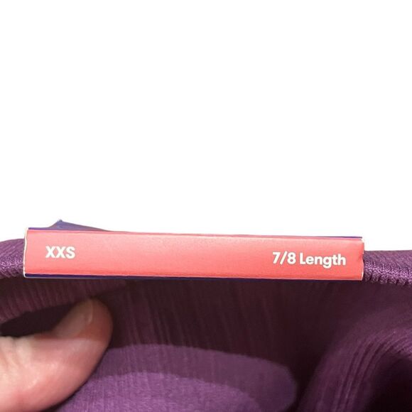 NWT JoyLab Women’s Purple 7/8 Length High-Rise Textured Leggings, Size XXS, NWT - Picture 5 of 8